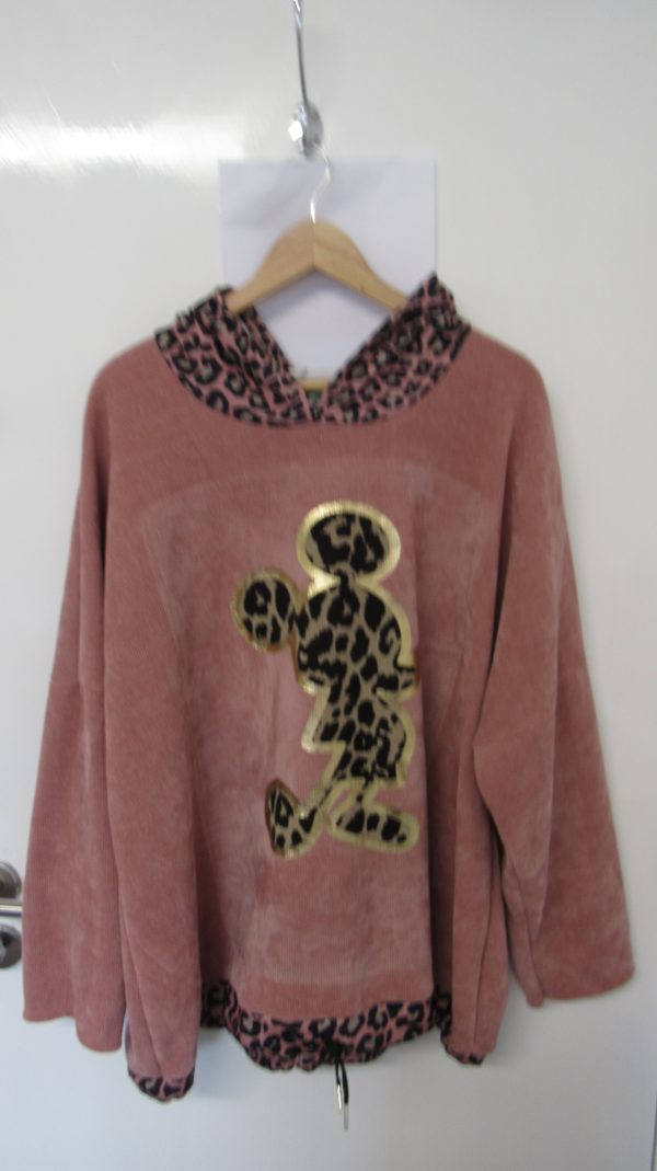 New Ladies Pink Mickey Mouse Tunic Top Chanelle One Size fits sizes 18 20 22 24 - Image 2