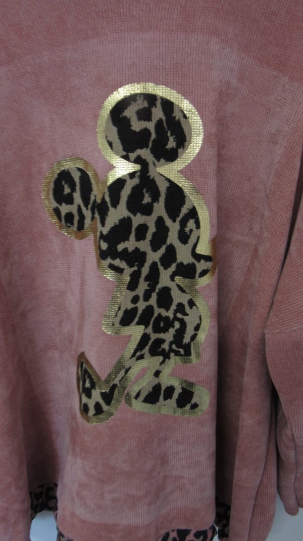 New Ladies Pink Mickey Mouse Tunic Top Chanelle One Size fits sizes 18 20 22 24 - Image 4