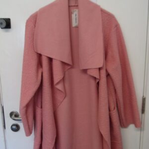 NEW Ladies Pale Pink Wrap Coat One Size fits sizes 16 18 20 22