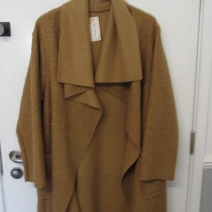 NEW Ladies Camel Wrap Coat One Size fits sizes 16 18 20 22