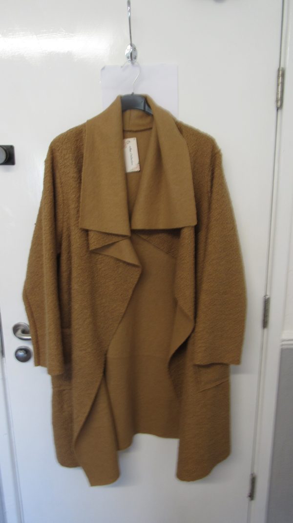 NEW Ladies Camel Wrap Coat One Size fits sizes 16 18 20 22