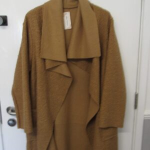 NEW Ladies Camel Wrap Coat One Size fits sizes 16 18 20 22