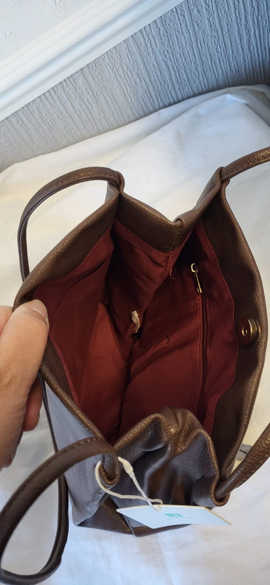 Shoulder Bag Coffee Brown - Image 4