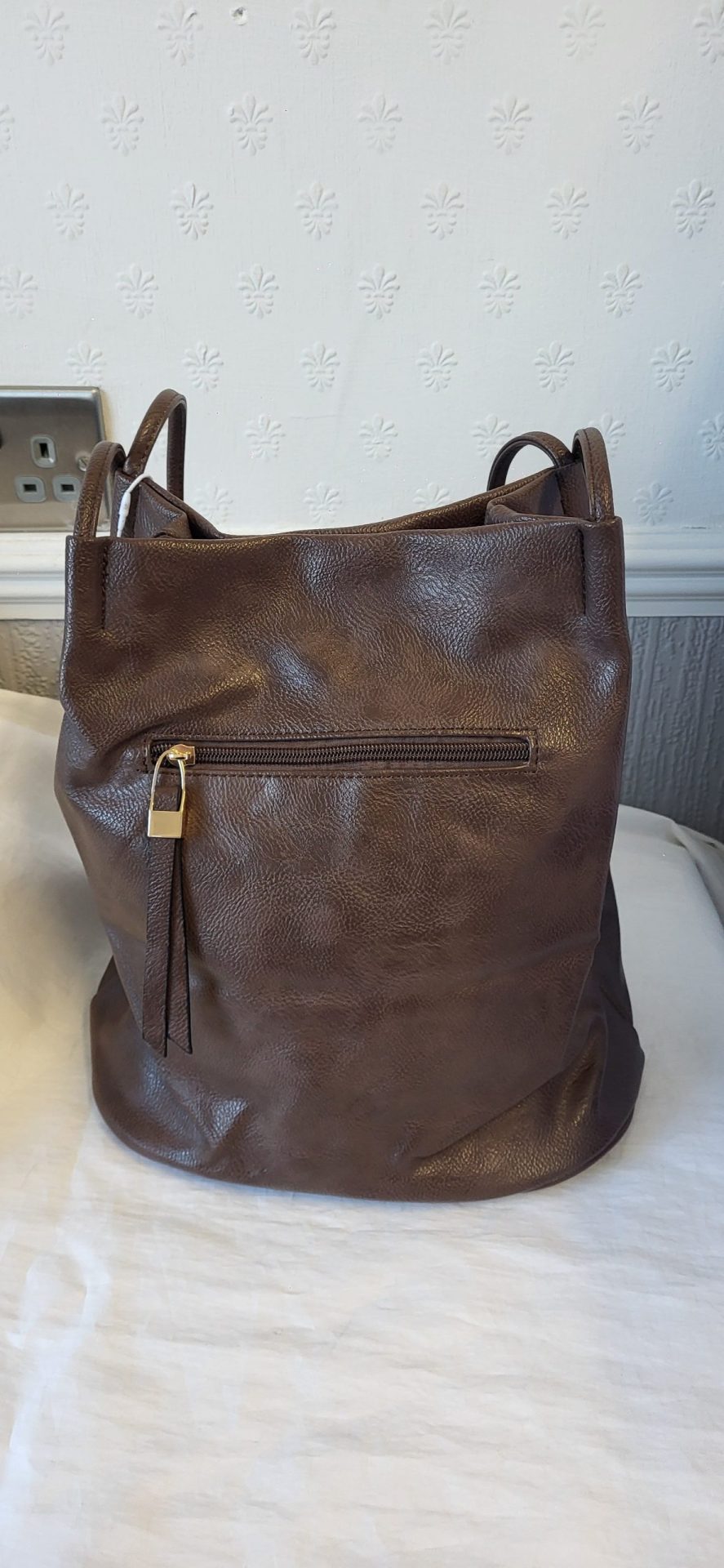 Shoulder Bag Coffee Brown - Image 5