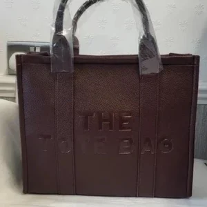 Coffee Brown Large Tote Bag