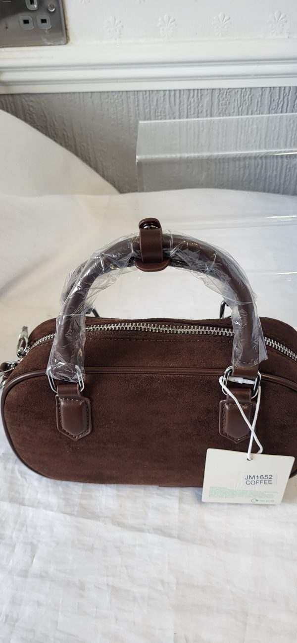 Chocolate Brown Box Bag New - Image 6