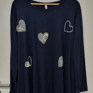 New Navy Blue Sparkle Jumper One Size fits sizes 18 20 22 24