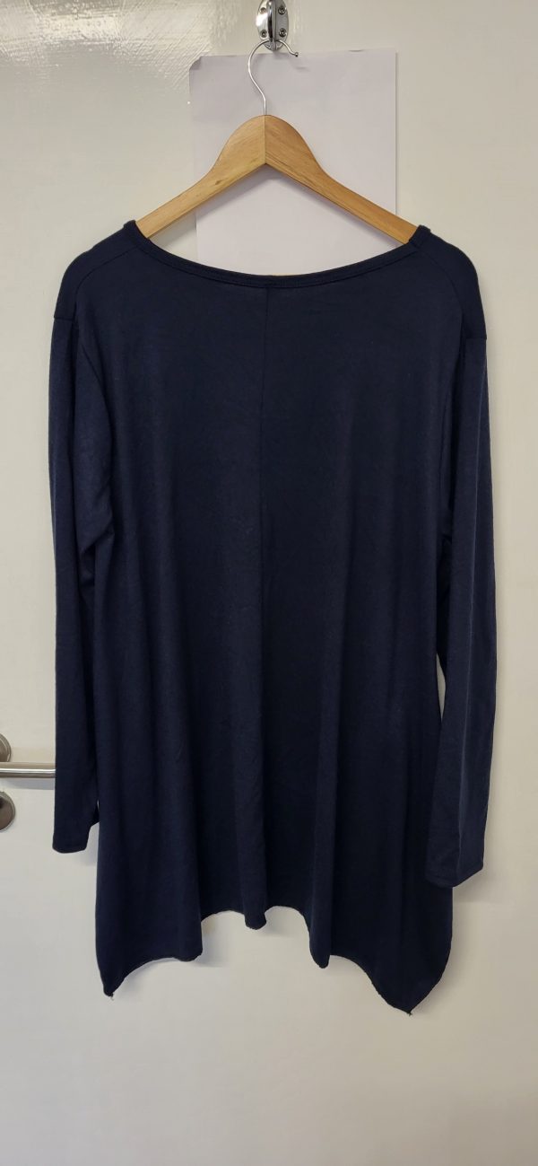 New Navy Blue Sparkle Jumper One Size fits sizes 18 20 22 24 - Image 5