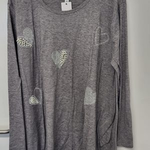 New Grey Sparkle Jumper One Size fits sizes 18 20 22 24