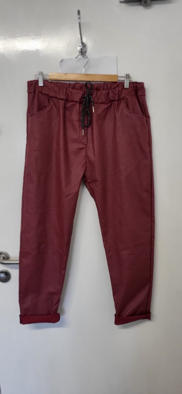 New Ladies Coated Trousers Roll Up One Size fits sizes 18 20 Size 2 - Image 2