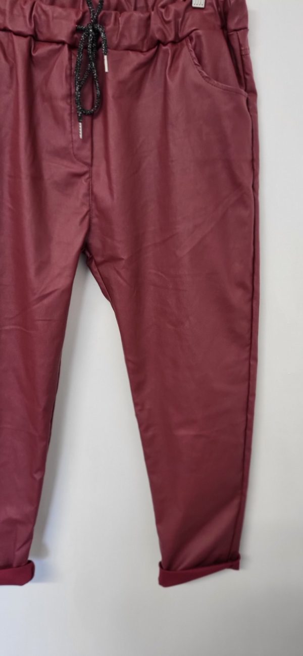 New Ladies Coated Trousers Roll Up One Size fits sizes 18 20 Size 2 - Image 4