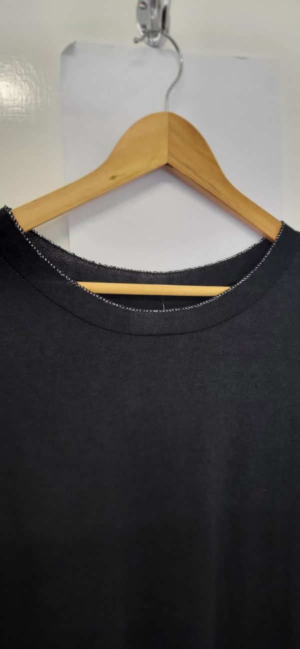 New Ladies Black Edged with Silver Jumper One Size fits sizes 18 20 22 - Image 4
