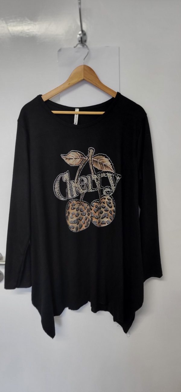 New Black Cherry Sparkle Jumper One Size fits sizes 18 20 22 24 - Image 2