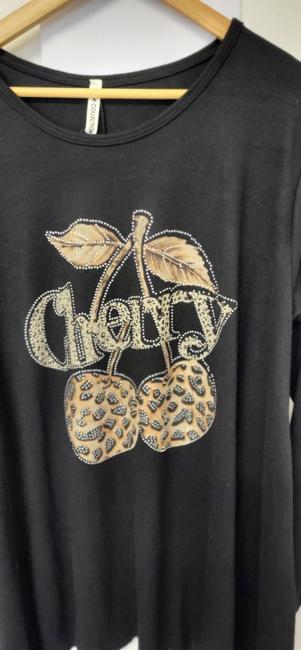 New Black Cherry Sparkle Jumper One Size fits sizes 18 20 22 24 - Image 3