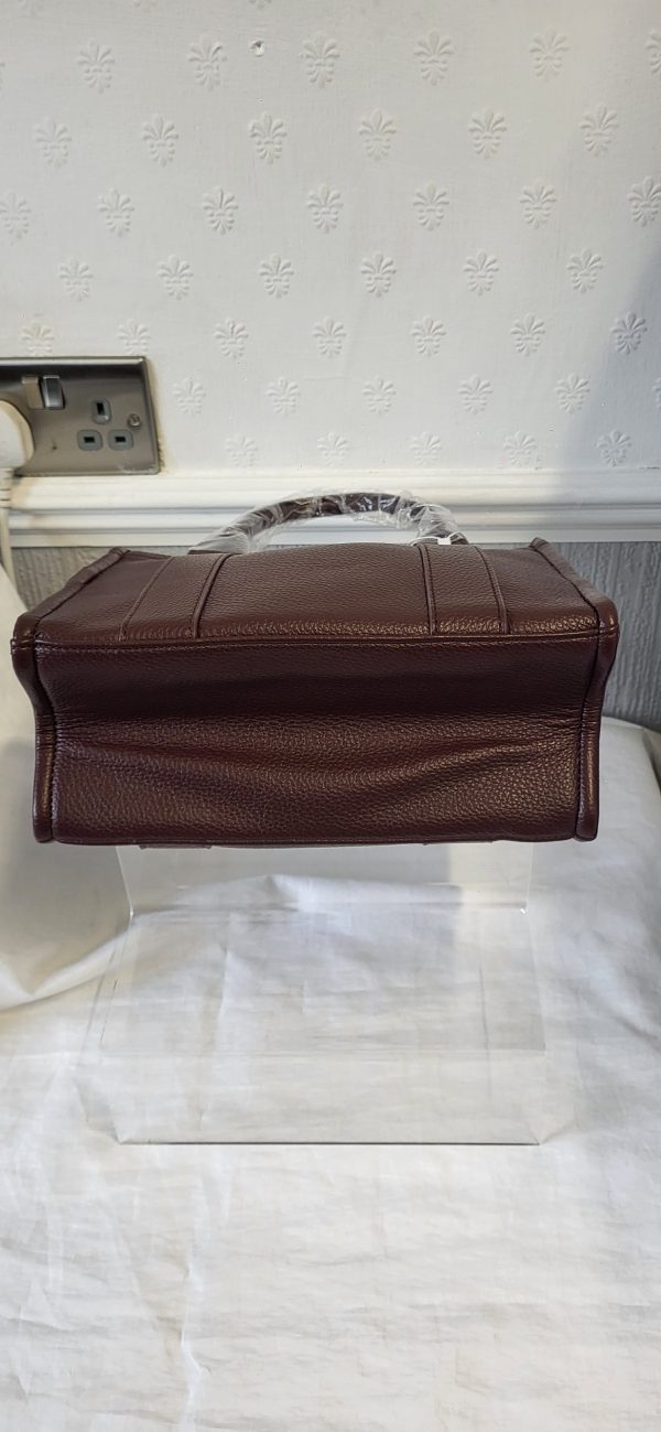 Small Tote Bag Coffee Brown - Image 8