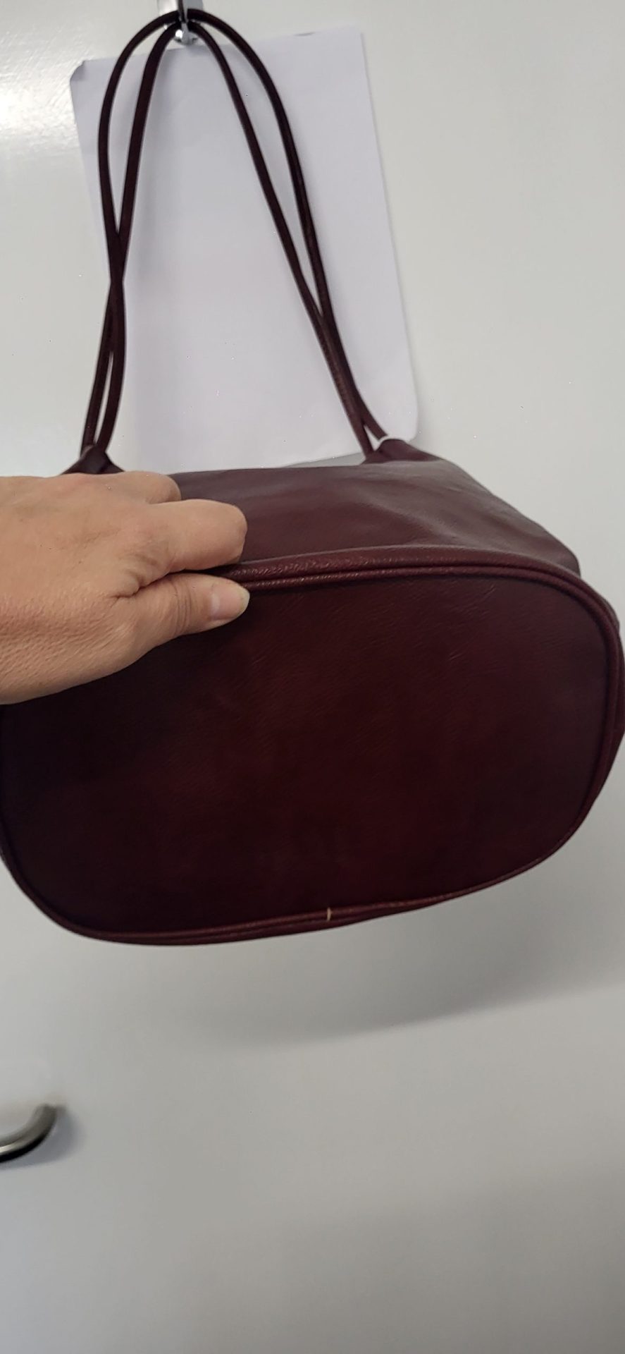Shoulder Bag Burgundy - Image 6