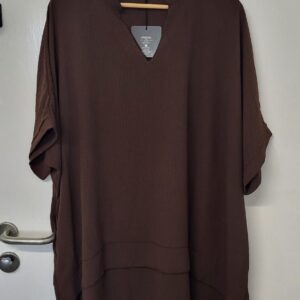 Ladies Women New Brown Plus Tunic Top One Size fits sizes 18 20 22 24