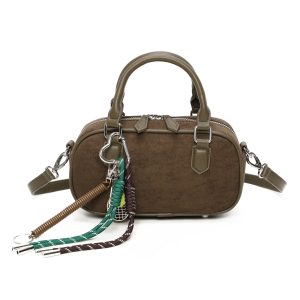 New Ladies Green Box Bag