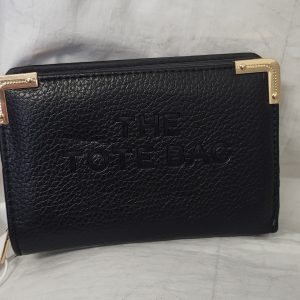 Black Metal Detail Purse