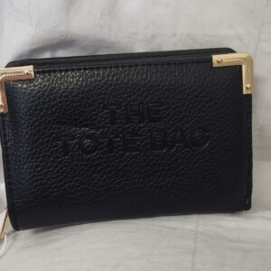 Black Metal Detail Purse