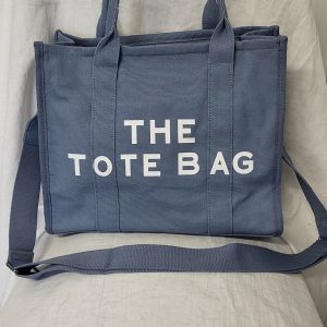 Blue Large Tote Bag