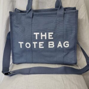Blue Large Tote Bag