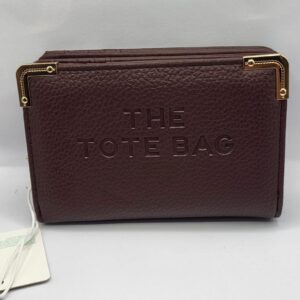 Coffee Metal Detail Purse
