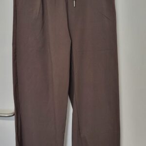 NEW Ladies Brown Kick Flare Magic Trousers One size fits sizes 18 20 22 - Size 2