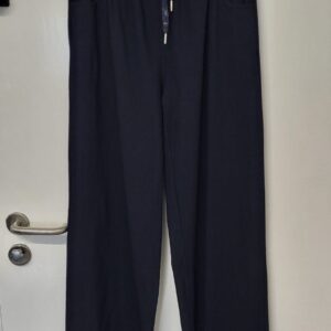 NEW Ladies Navy Blue Kick Flare Magic Trousers One size fits sizes 18 20 22 – Size 2