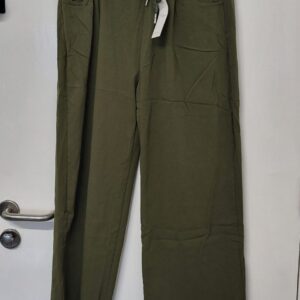 NEW Ladies Khaki Kick Flare Magic Trousers One size fits sizes 18 20 22 – Size 2
