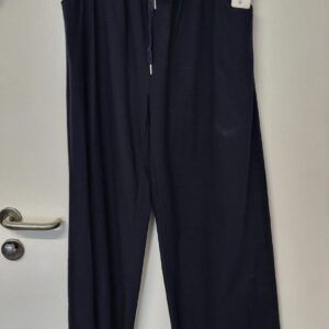 NEW Ladies Navy Blue Kick Flare Magic Trousers One size fits sizes 22-24 Size 3