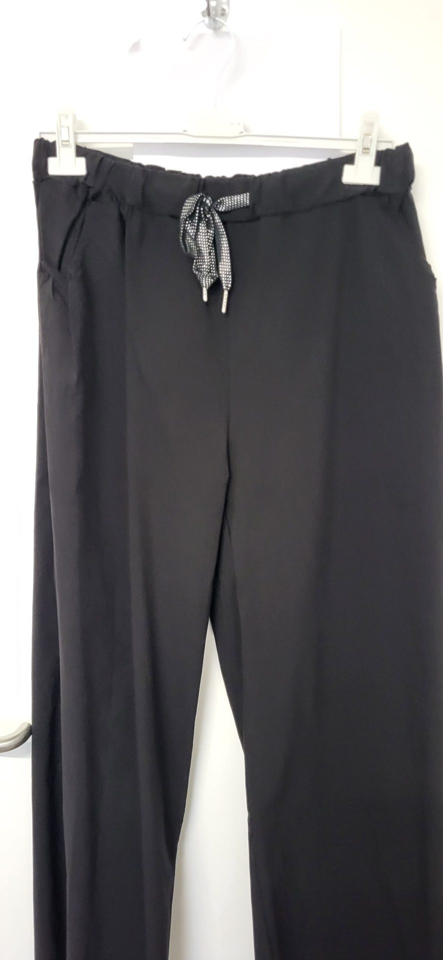 NEW Ladies Black Kick Flare Magic Trousers One size fits sizes 22-24 Size 3 - Image 5