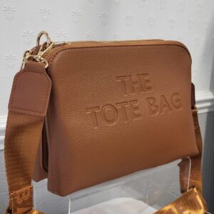 Brown Crossbody Zip Fastening Bag New Tags