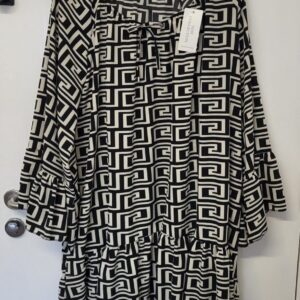 New Ladies Square Print Tunic Top One Size fits sizes 18 20 22