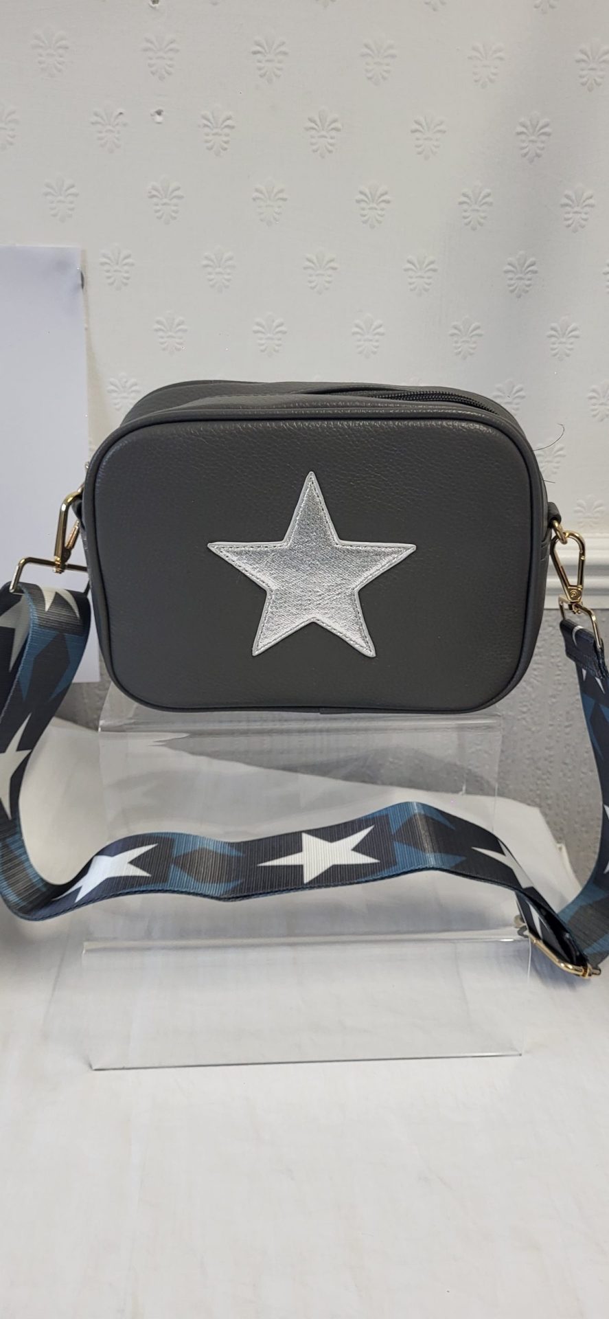 Grey Star Crossbody Women’s Bag New - Image 2