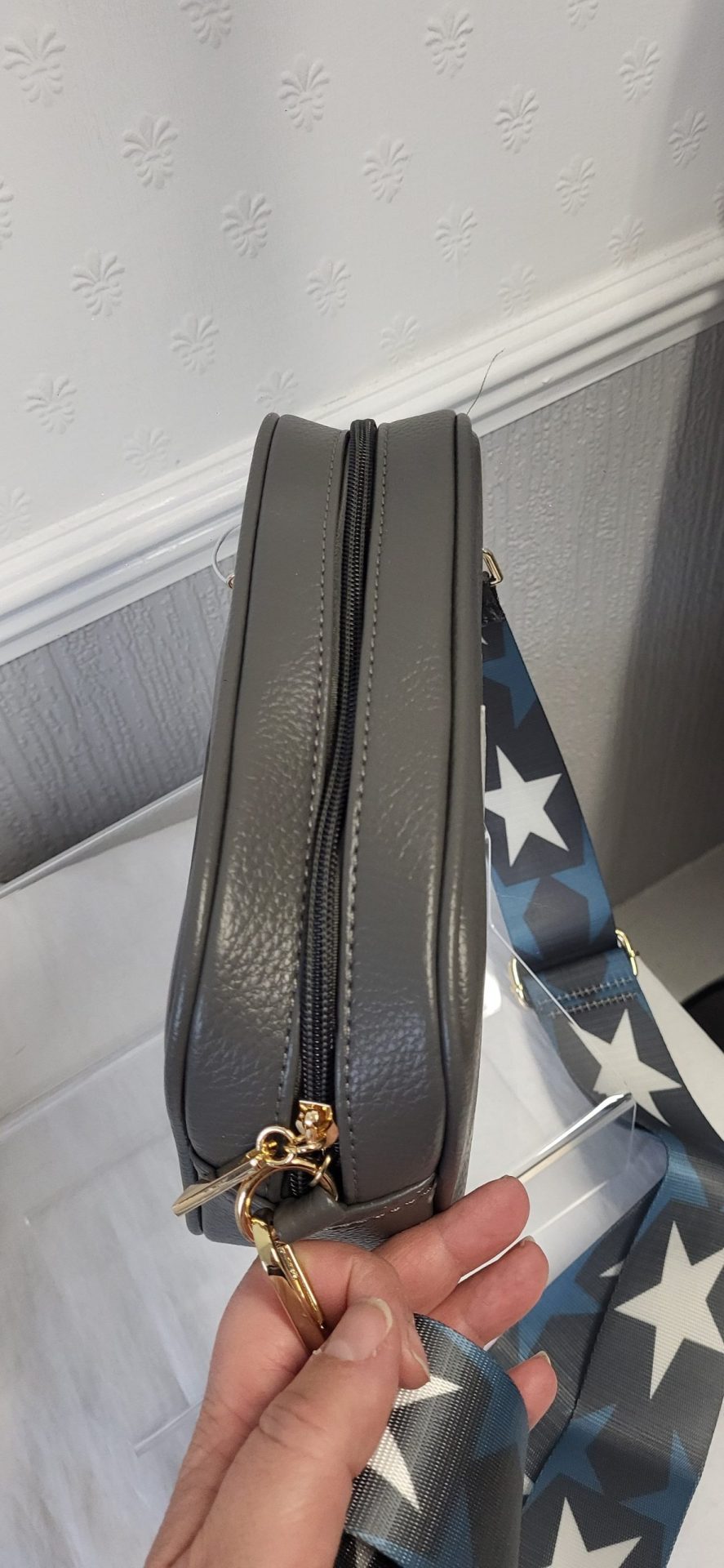 Grey Star Crossbody Women’s Bag New - Image 6