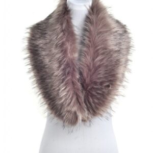 New Grey Ladies Fake Fur Collar