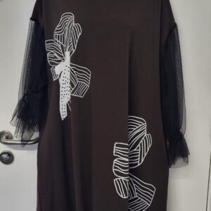 New Ladies Brown Tunic Top or Dress One Size fits sizes 18 20 22 24
