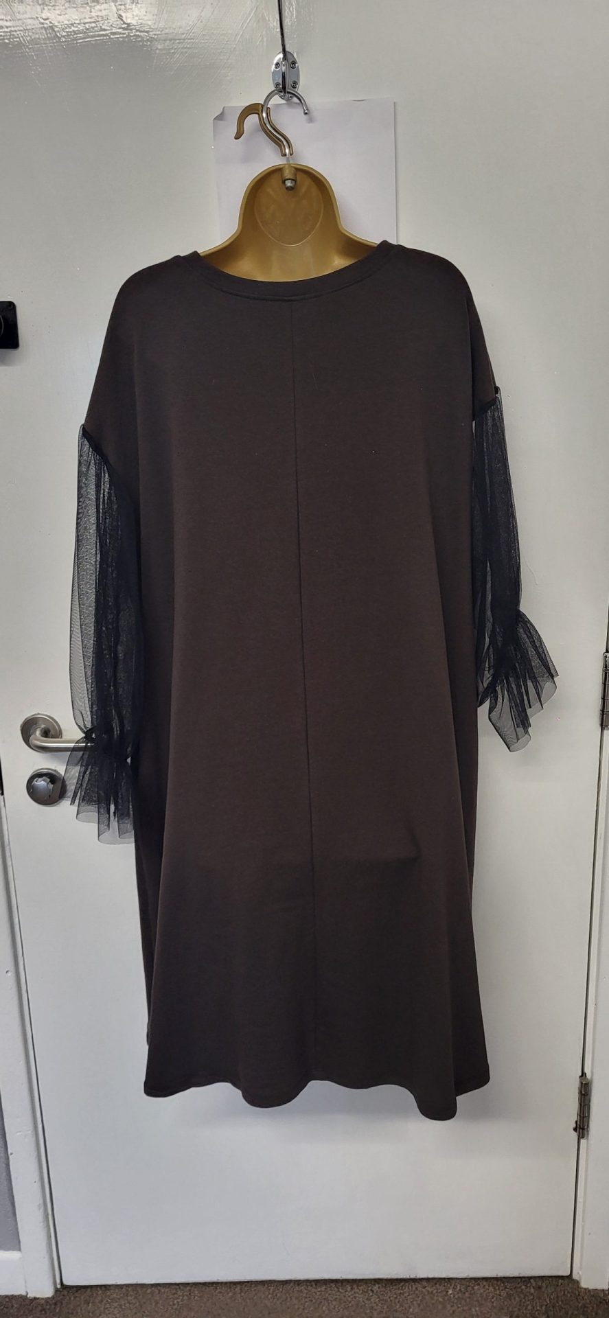 New Ladies Brown Tunic Top or Dress One Size fits sizes 18 20 22 24 - Image 6