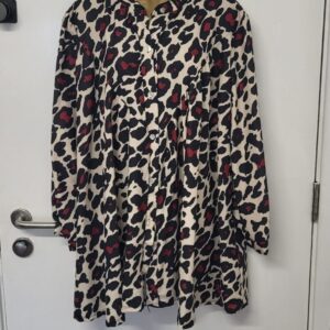 New Ladies Animal Print Blouse One Size fits sizes 18 20 22