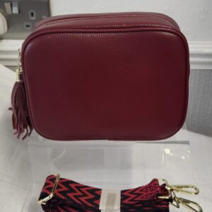 New Wine Leather Crossbody bag
