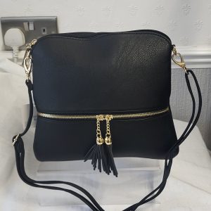 Black Tassel Crossbody Bag NON RETURNABLE