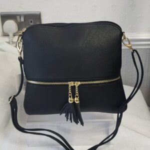 Black Tassel Crossbody Bag NON RETURNABLE