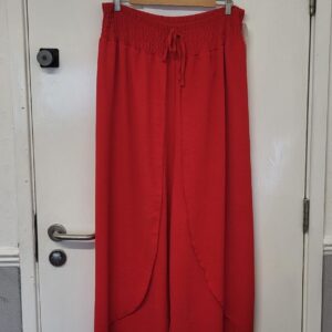 New Ladies Red Trousers One Size fits sizes 18 20 22 24