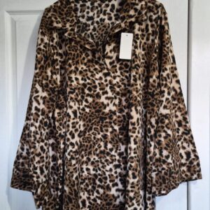 New Ladies Animal Print Top One Size fits sizes 18 20 22