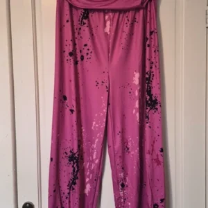 Purple Splash Ladies Plus Size Harem Trousers Pants Size 1XL Size UK 18