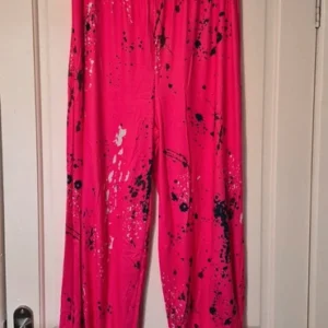Pink Splash Ladies Plus Size Harem Trousers Pants Size 1XL Size UK 18 NON RETURNABLE