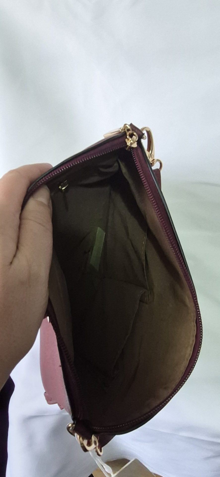 Wine Tassel Crossbody Bag - Image 3