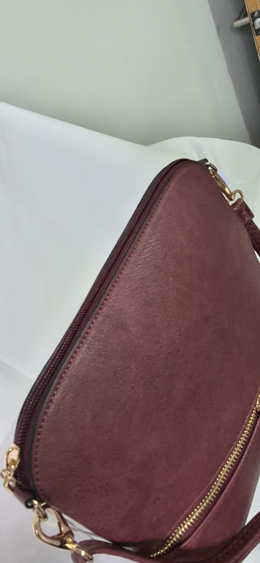 Wine Tassel Crossbody Bag - Image 4