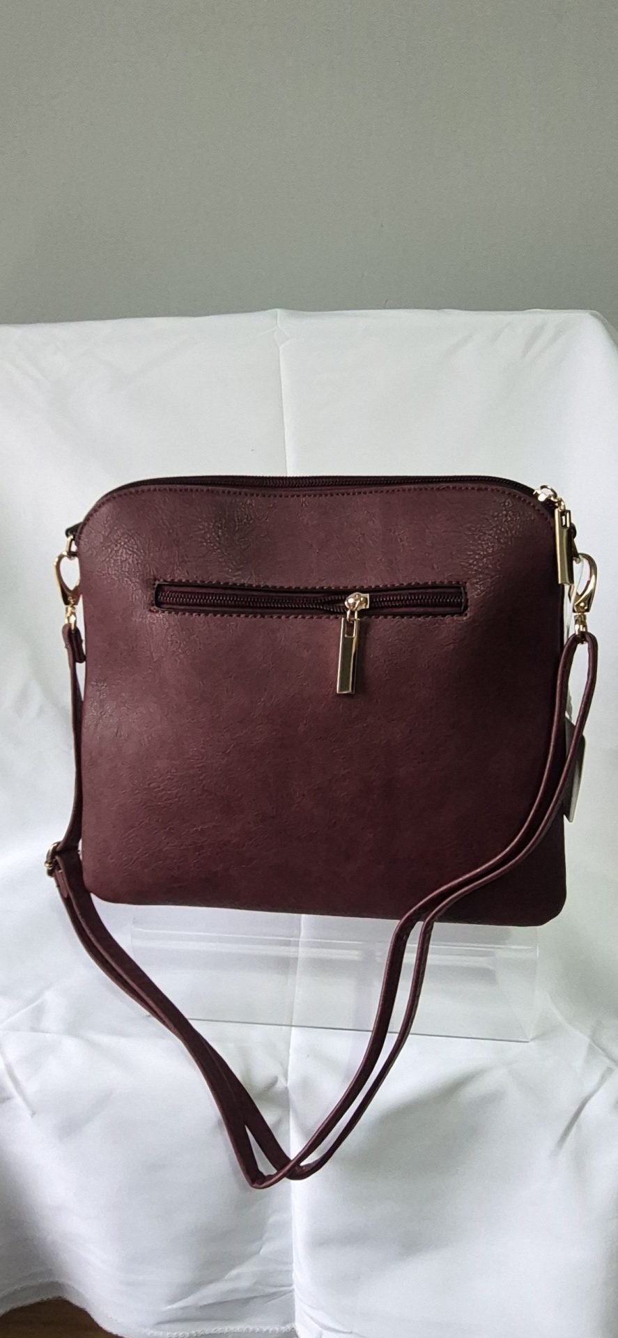 Wine Tassel Crossbody Bag - Image 6